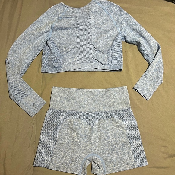 Blue shorts matching set - Picture 4 of 4